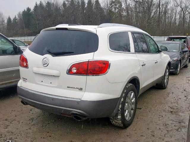 5GAKVDED1CJ249419 - 2012 BUICK ENCLAVE WHITE photo 4