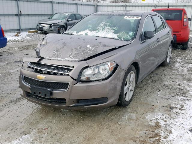 1G1ZA5EU4CF342154 - 2012 CHEVROLET MALIBU LS GRAY photo 2
