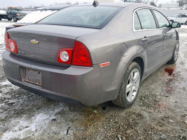 1G1ZA5EU4CF342154 - 2012 CHEVROLET MALIBU LS GRAY photo 4