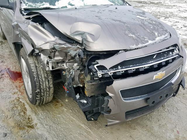 1G1ZA5EU4CF342154 - 2012 CHEVROLET MALIBU LS GRAY photo 9