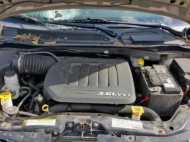 2C4RDGCG5DR528383 - 2013 DODGE GRAND CARA TAN photo 7