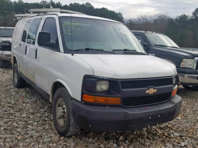 1GCWGFCA4E1208512 - 2014 CHEVROLET EXPRESS G2 WHITE photo 1