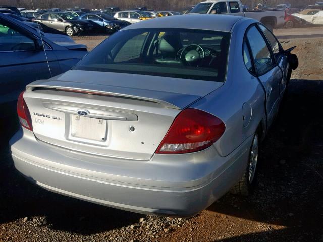 1FAFP56S44A130624 - 2004 FORD TAURUS SEL SILVER photo 4