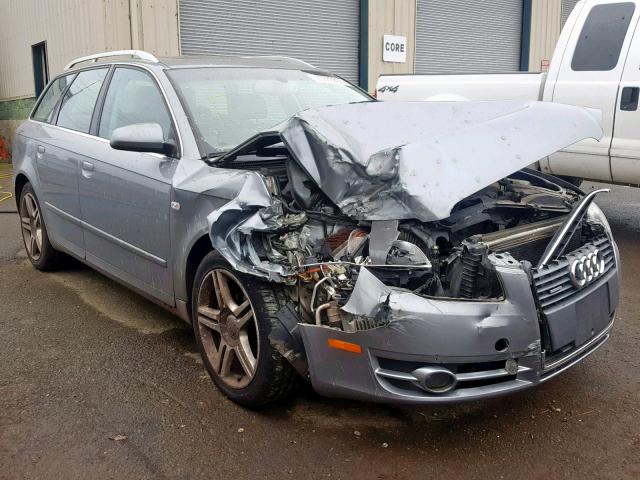 WAUKF78E16A125282 - 2006 AUDI A4 2.0T AV GRAY photo 1