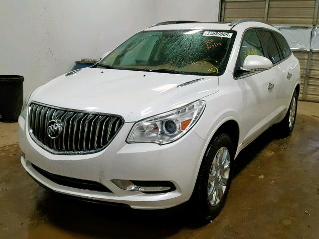 5GAKRBKD2HJ341398 - 2017 BUICK ENCLAVE WHITE photo 2