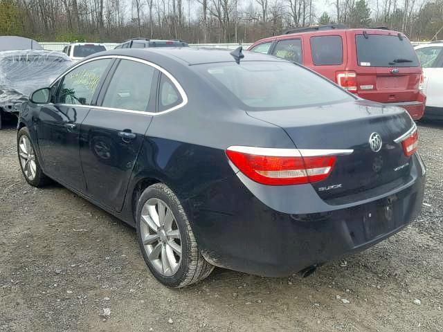 1G4PP5SK4E4124788 - 2014 BUICK VERANO BLACK photo 3