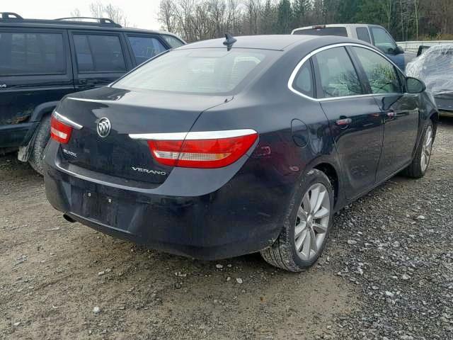 1G4PP5SK4E4124788 - 2014 BUICK VERANO BLACK photo 4