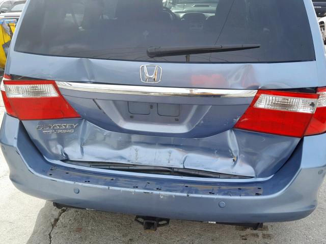 5FNRL38857B121872 - 2007 HONDA ODYSSEY TO TEAL photo 9