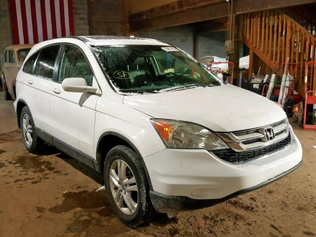 5J6RE4H78BL014192 - 2011 HONDA CR-V EXL WHITE photo 1