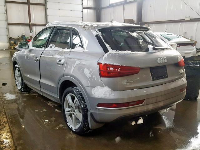 WA1JFCFSXGR002805 - 2016 AUDI Q3 PROGRES SILVER photo 3