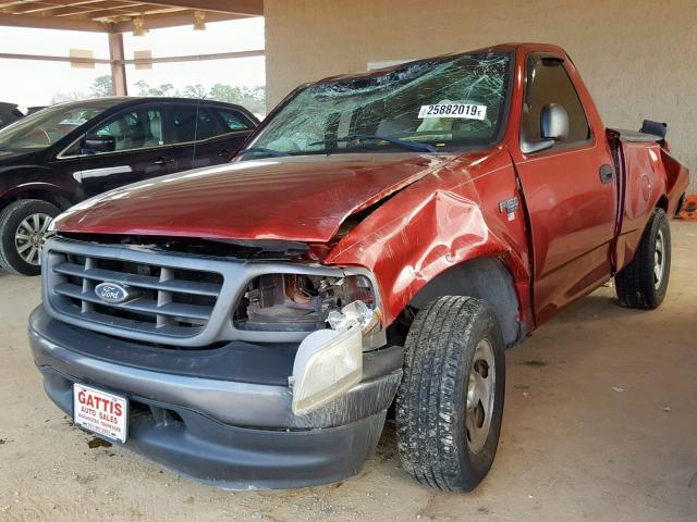 2FTRF172X4CA96236 - 2004 FORD F-150 HERI RED photo 2