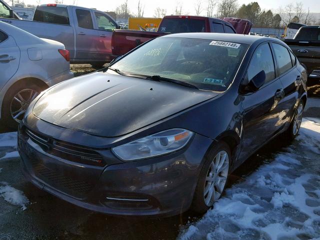 1C3CDFBA1DD298023 - 2013 DODGE DART SXT BLACK photo 2