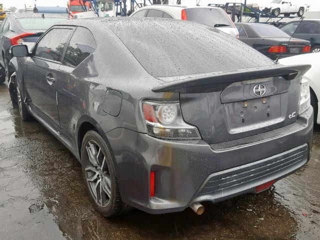 JTKJF5C75F3093543 - 2015 TOYOTA SCION TC ნაცრისფერი ფოტო 3