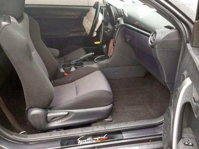 JTKJF5C75F3093543 - 2015 TOYOTA SCION TC ნაცრისფერი ფოტო 5