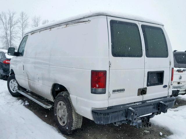 1FTNE24W78DB06337 - 2008 FORD ECONOLINE WHITE photo 3