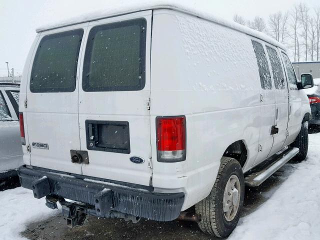 1FTNE24W78DB06337 - 2008 FORD ECONOLINE WHITE photo 4