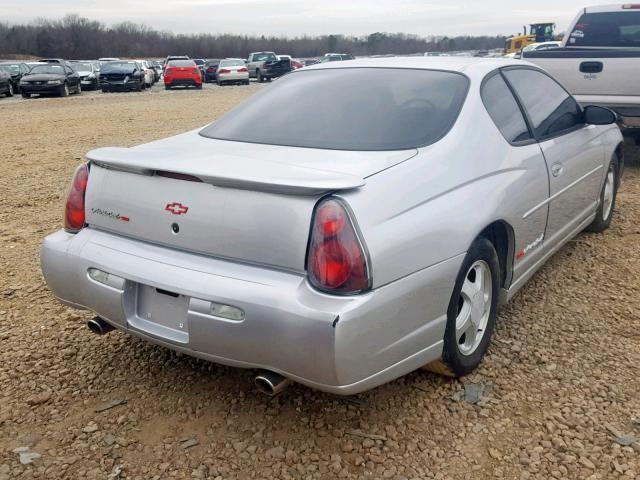 2G1WX15K129204006 - 2002 CHEVROLET MONTE CARL SILVER photo 4