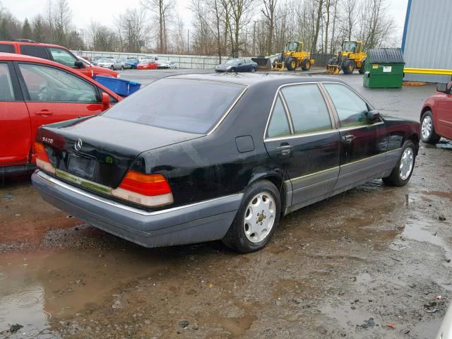 WDBGA43E5SA252266 - 1995 MERCEDES-BENZ S 420 BLACK photo 4