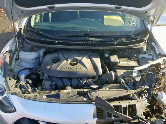 KMHD35LEXDU056180 - 2013 HYUNDAI ELANTRA GT SILVER photo 7