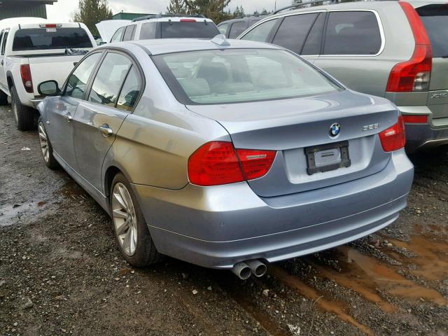 WBAPH5C56BA442206 - 2011 BMW 328 I SULE BLUE photo 3