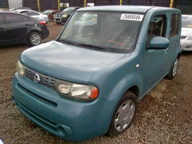 JN8AZ2KR4BT208244 - 2011 NISSAN CUBE BASE GREEN photo 2