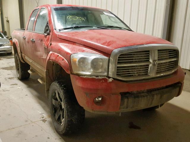 3D7MX38A28G149907 - 2008 DODGE RAM 3500 S RED photo 1