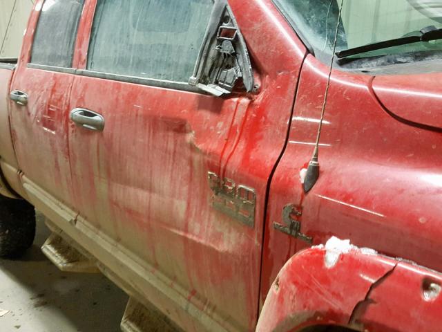 3D7MX38A28G149907 - 2008 DODGE RAM 3500 S RED photo 9