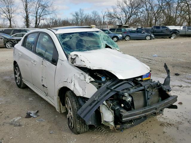 3N1AB6APXCL768933 - 2012 NISSAN SENTRA 2.0 WHITE photo 1