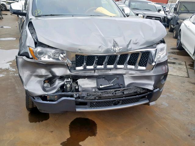 1J4RR6GG0BC683963 - 2011 JEEP GRAND CHER GRAY photo 9