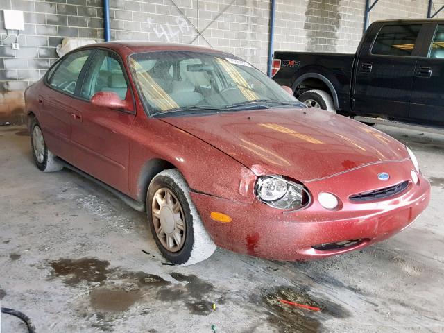 1FALP52U9VA252875 - 1997 FORD TAURUS GL BURGUNDY photo 1