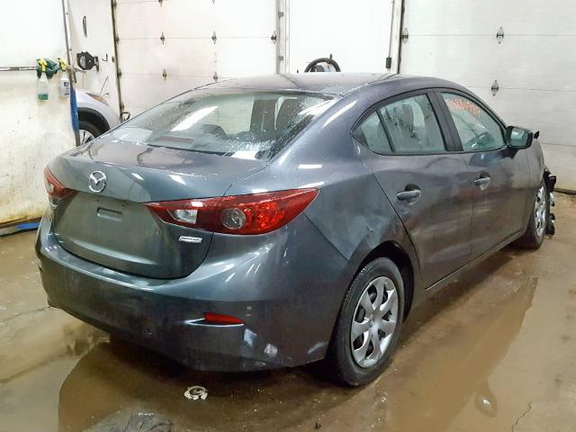 JM1BM1T79E1173626 - 2014 MAZDA 3 SV GRAY photo 4