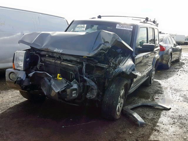 1J8HG58207C647923 - 2007 JEEP COMMANDER GRAY photo 2