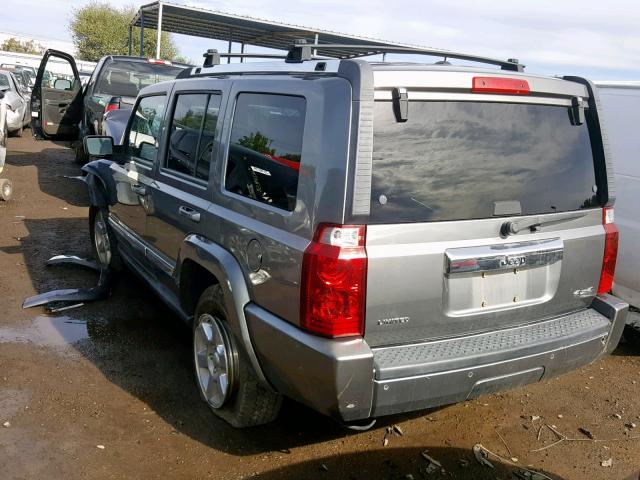 1J8HG58207C647923 - 2007 JEEP COMMANDER GRAY photo 3
