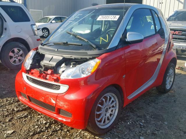 WMEEJ3BA6CK557323 - 2012 SMART FORTWO PUR RED photo 2