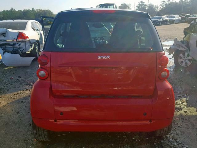 WMEEJ3BA6CK557323 - 2012 SMART FORTWO PUR RED photo 6