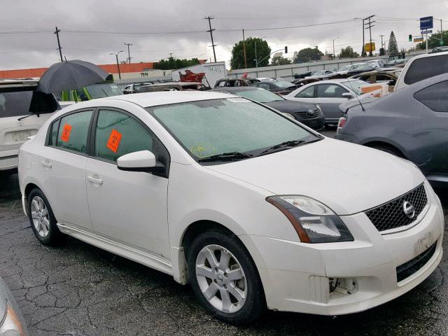 3N1AB6AP3CL700442 - 2012 NISSAN SENTRA 2.0 WHITE photo 1