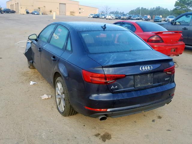 WAUGMAF4XHN061273 - 2017 AUDI A4 ULTRA P BLUE photo 3