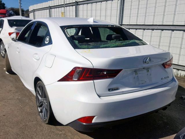 JTHBE1D22F5022345 - 2015 LEXUS IS 350 WHITE photo 3