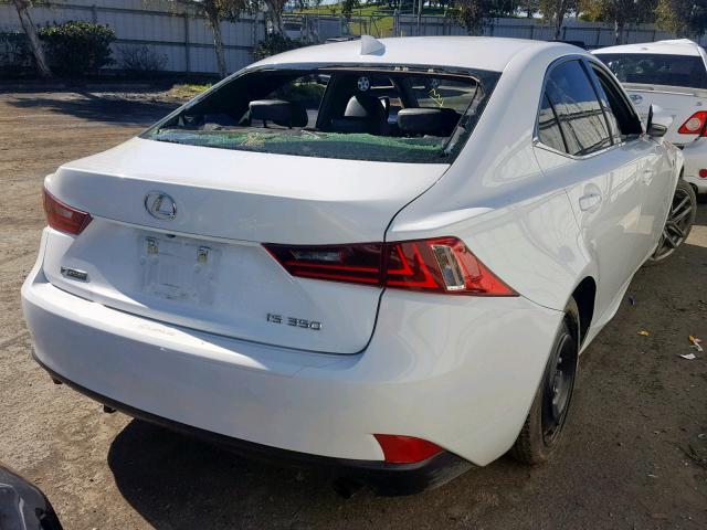 JTHBE1D22F5022345 - 2015 LEXUS IS 350 WHITE photo 4