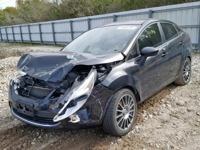 3FADP4BJ7BM108437 - 2011 FORD FIESTA SE BLACK photo 2