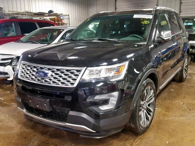 1FM5K8HT0GGC58674 - 2016 FORD EXPLORER P BLACK photo 2