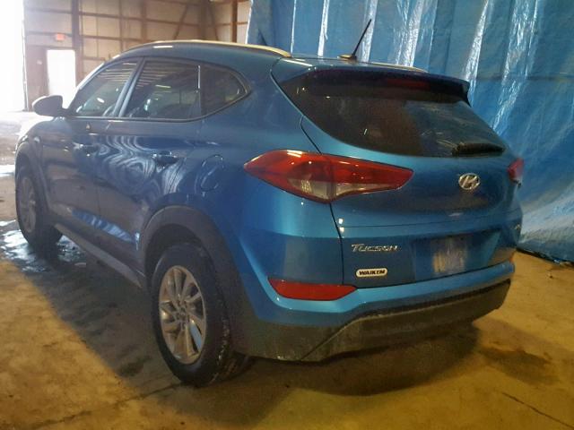 KM8J3CA40HU350937 - 2017 HYUNDAI TUCSON LIM BLUE photo 3