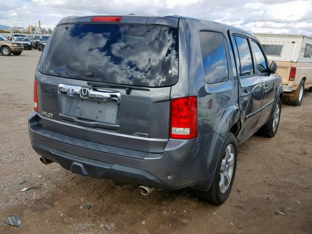 5FNYF4H72CB058885 - 2012 HONDA PILOT EXLN CHARCOAL photo 4