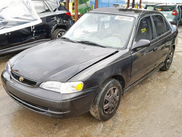 2T1BR12E1XC144749 - 1999 TOYOTA COROLLA VE BLACK photo 2