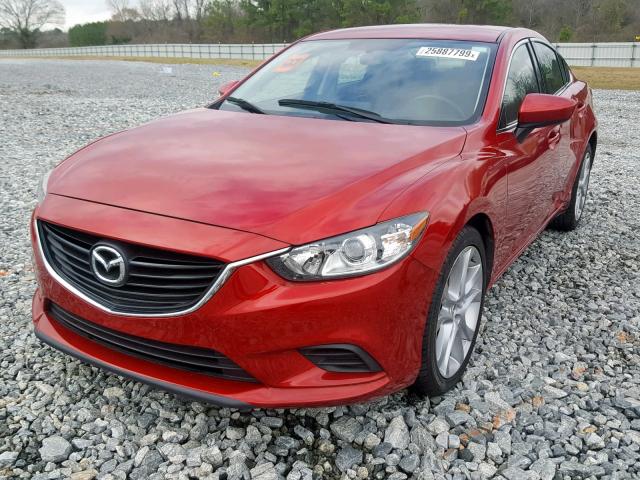 JM1GJ1V58G1407963 - 2016 MAZDA 6 TOURING RED photo 2