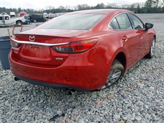 JM1GJ1V58G1407963 - 2016 MAZDA 6 TOURING RED photo 4