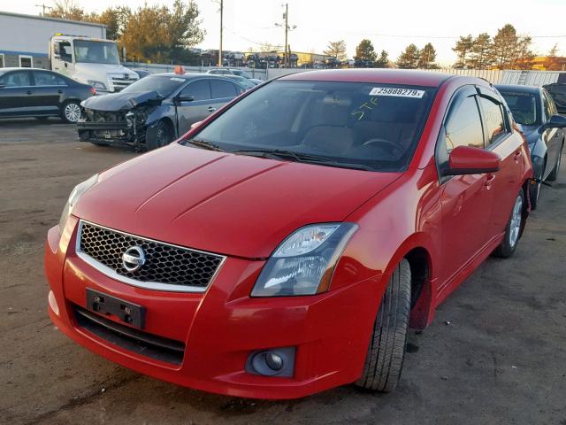 3N1AB6AP2CL729821 - 2012 NISSAN SENTRA 2.0 RED photo 2