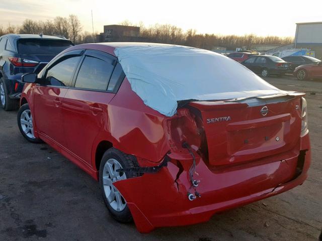 3N1AB6AP2CL729821 - 2012 NISSAN SENTRA 2.0 RED photo 3