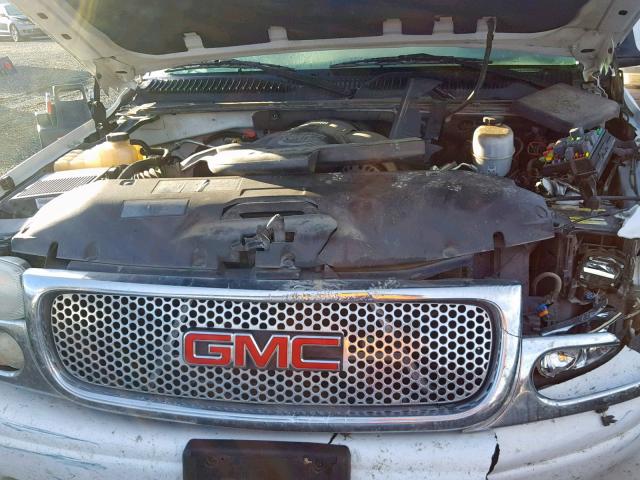 1GKEK63U83J304939 - 2003 GMC YUKON DENA WHITE photo 7