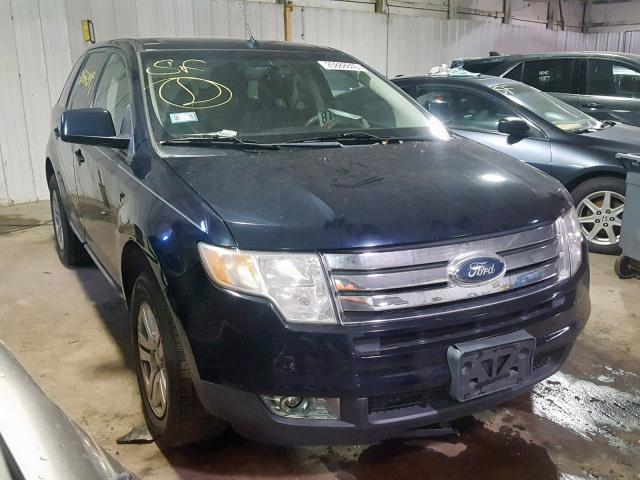 2FMDK38C58BA07172 - 2008 FORD EDGE SEL BLUE photo 1